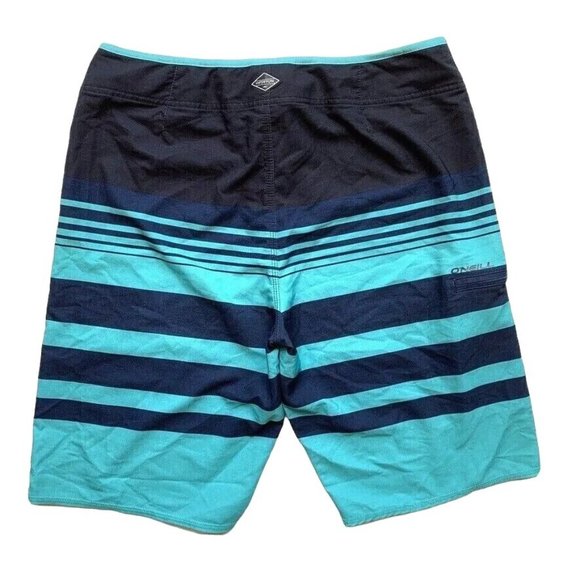 O'Neill Hyperfreak Hybrid Board Shorts Men 33 Swim Trunks Stretch Surf Beach NEW - Picture 2 of 12